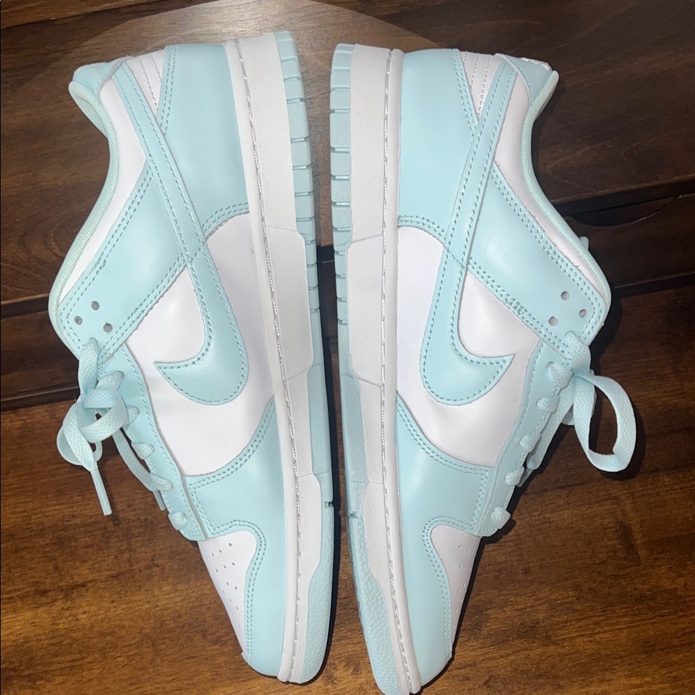 Nike Light Blue and White Dunks - Picture 6 of 7